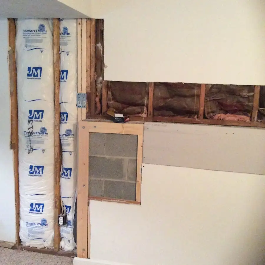 Wall insulation replacement during Structural Drying in Marlborough